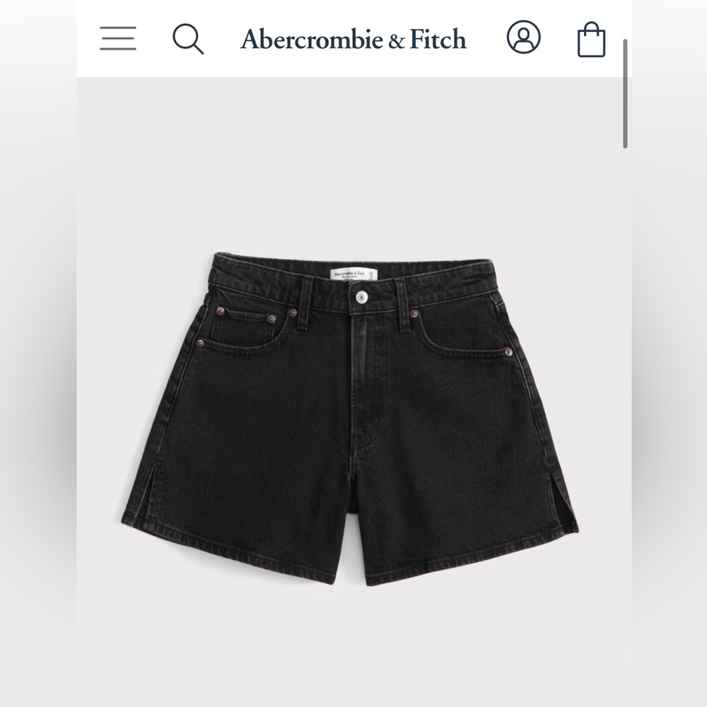 Abercrombie & Fitch - Curve Love Dad Shorts